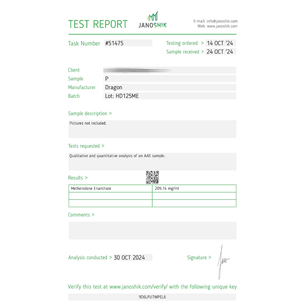 Dragon Pharma, Europe Primobolan 200