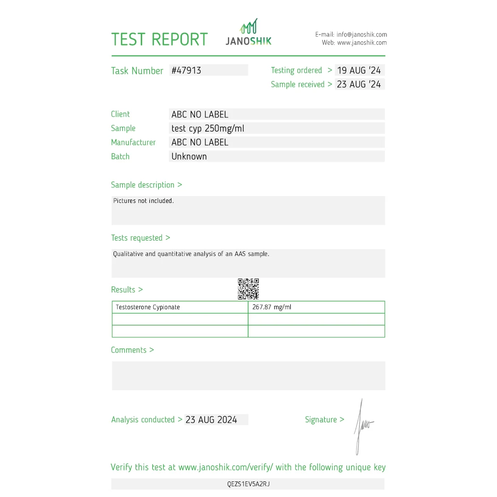 Stealth Labs Testosterone Cypionate 250